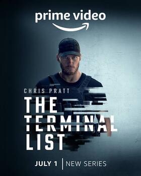 Affiche officielle Prime Video de The Terminal List avec Chris Pratt en James Reece