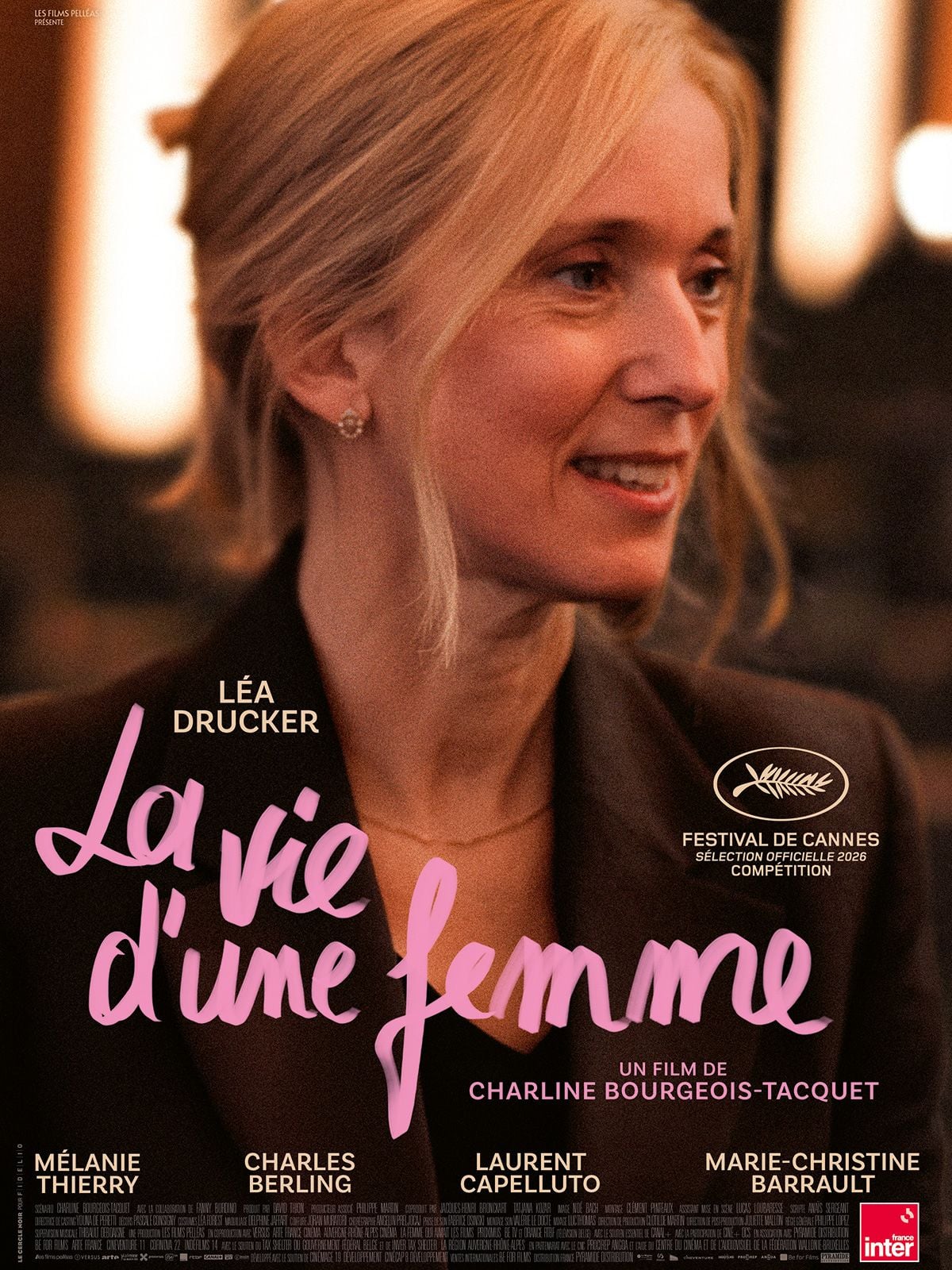Affiche officielle du film La Vie d'une femme de Charline Bourgeois-Tacquet, avec Léa Drucker