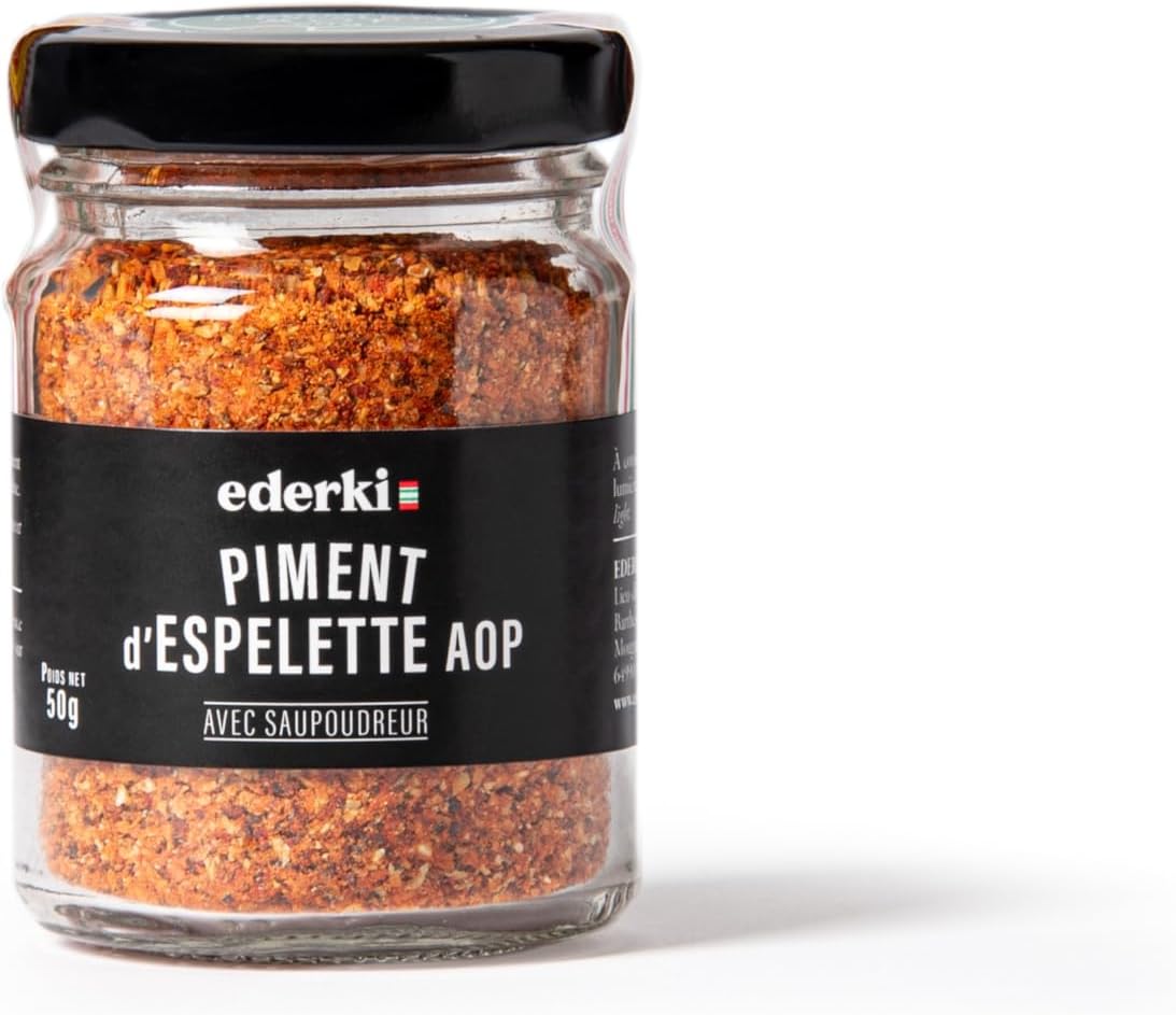 Piment d'Espelette AOP en poudre (avec saupoudreur)