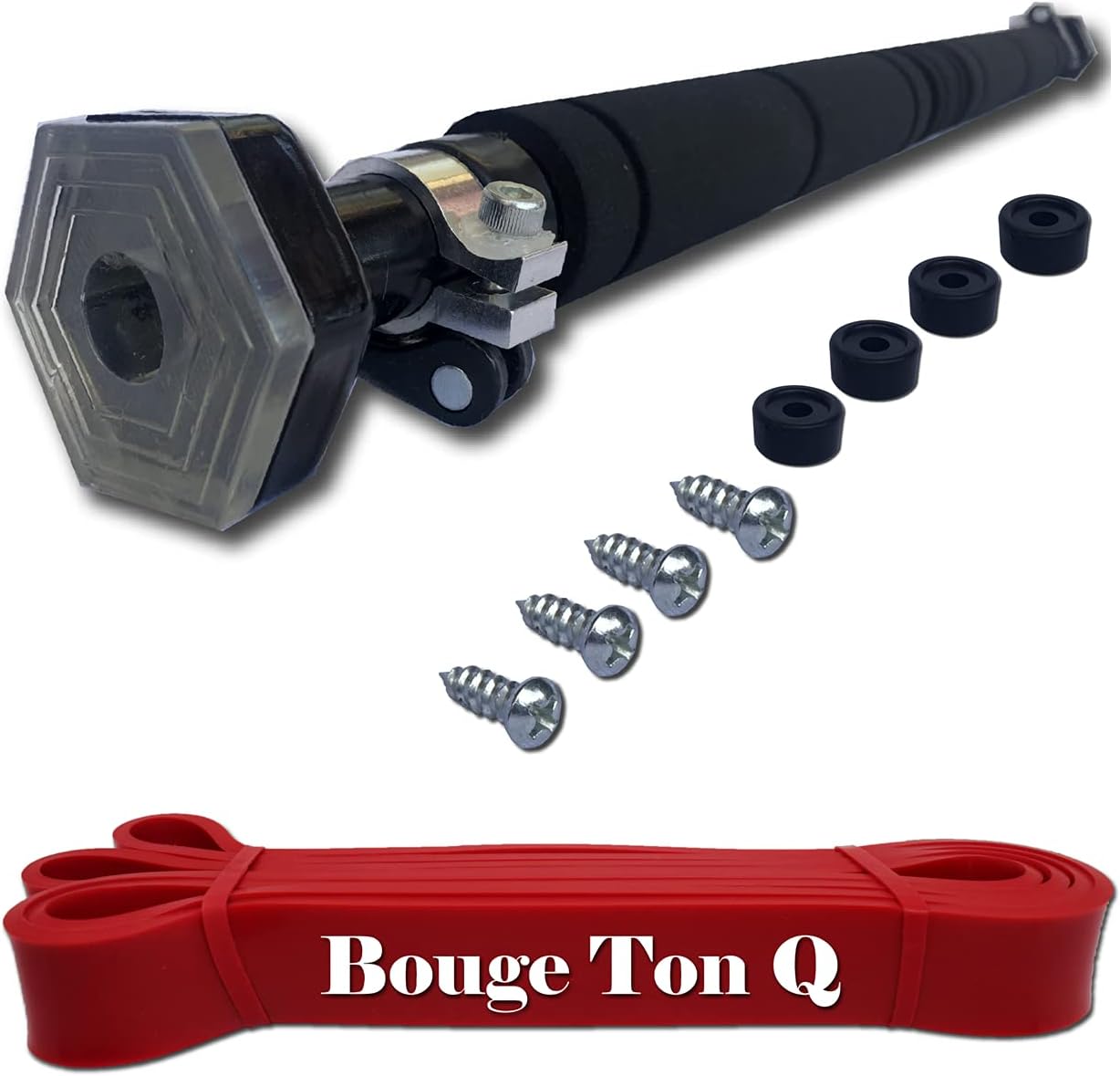 Barre de traction de porte + élastique