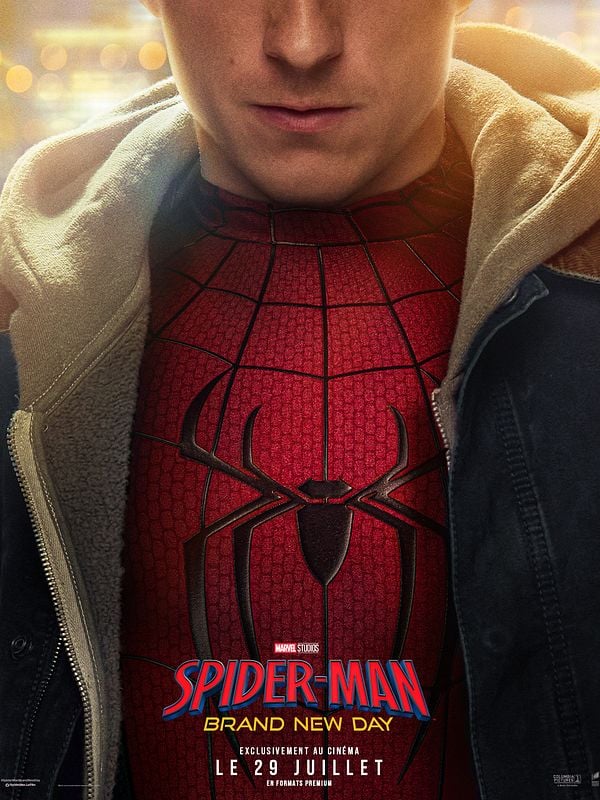 Affiche officielle du film Spider-Man: Brand New Day, sortie au cinéma le 29 juillet 2026
