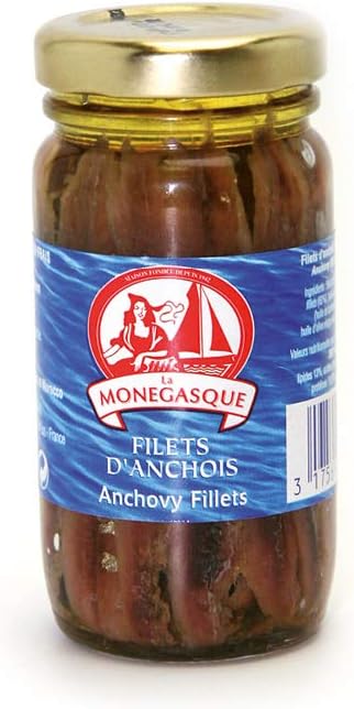 La Monégasque - Filets d'anchois à l'huile 100 g