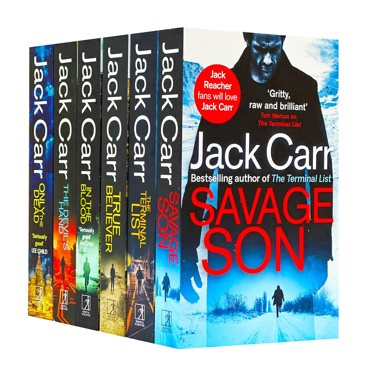 La saga James Reece de Jack Carr (6 romans)