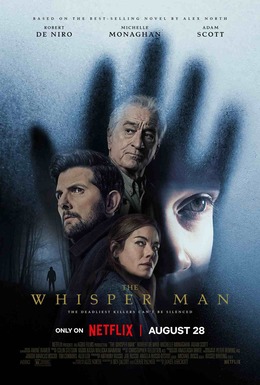 Affiche officielle du film The Whisper Man avec Robert De Niro, sur Netflix