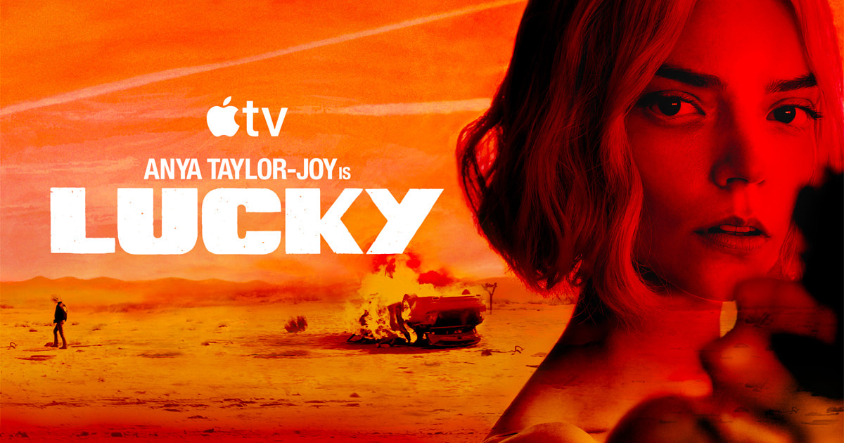 Visuel officiel de la mini-série Lucky avec Anya Taylor-Joy sur Apple TV