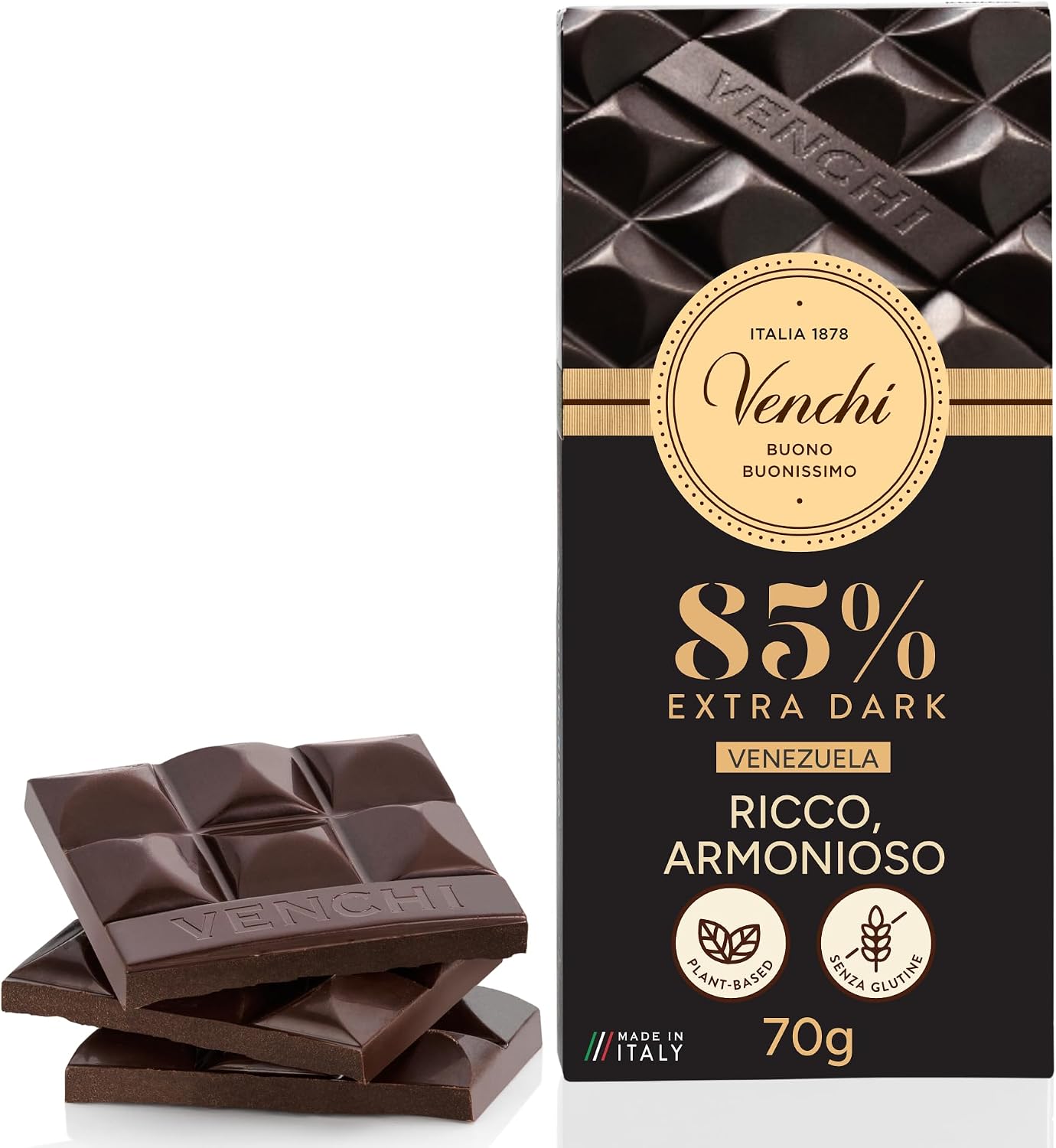 Venchi chocolat noir 85 % Venezuela