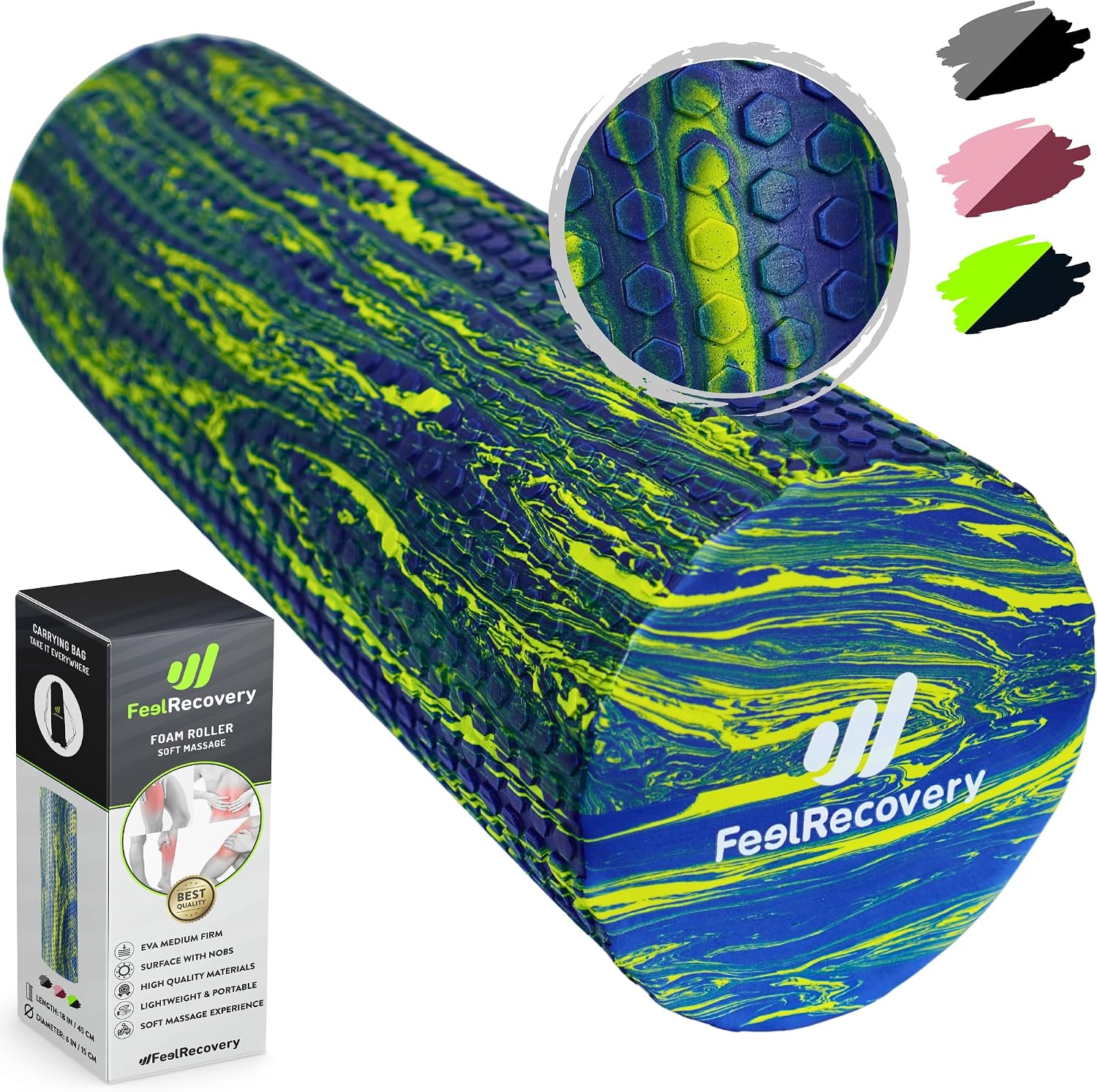 Rouleau de massage Feel Recovery (45x15 cm)