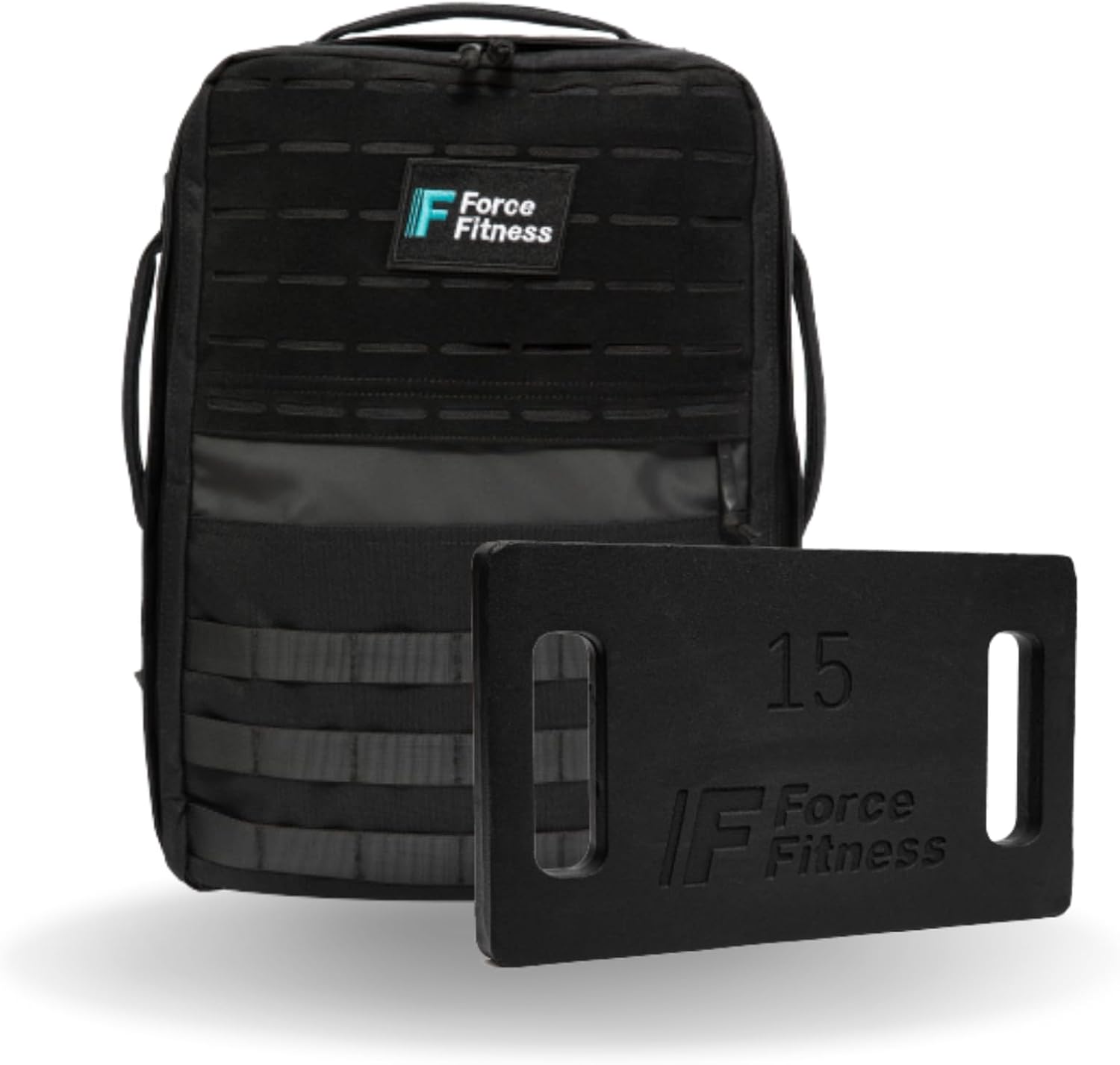 Force Fitness Sac à dos de rucking + poids