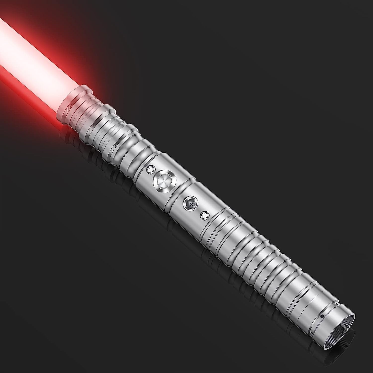 Sabre laser de duel LED RVB, poignée métal