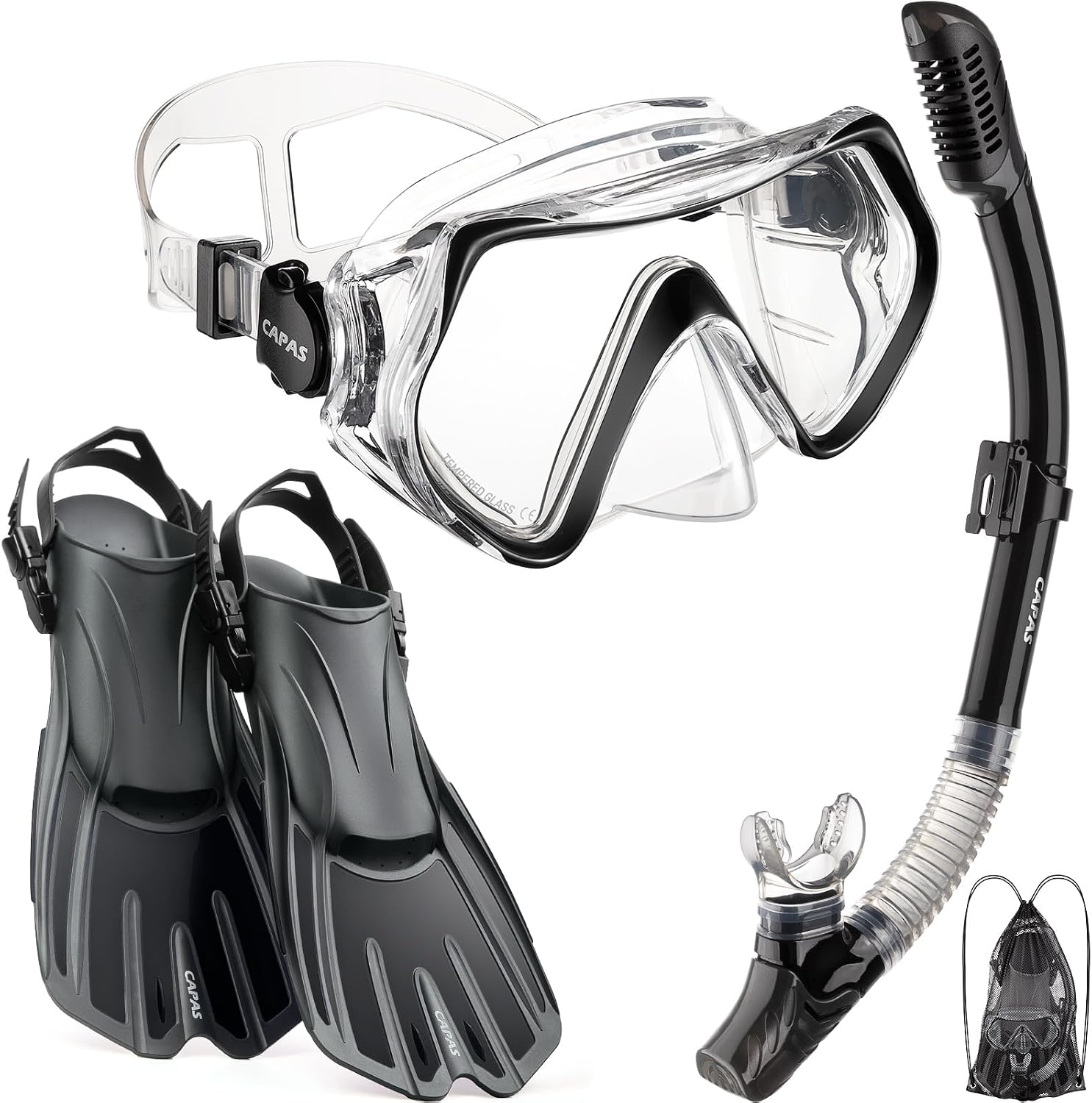 Kit palmes-masque-tuba CAPAS