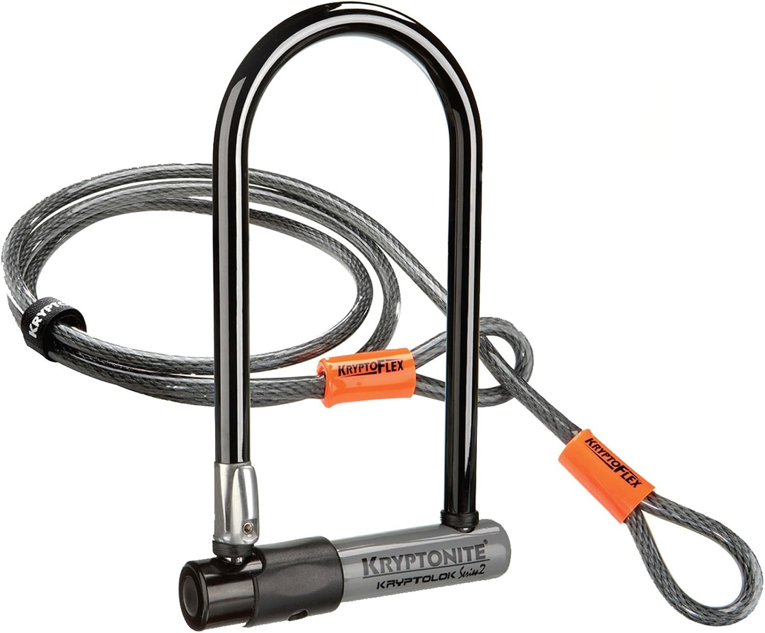 Antivol U Kryptonite Evolution Series 2 avec câble Flex