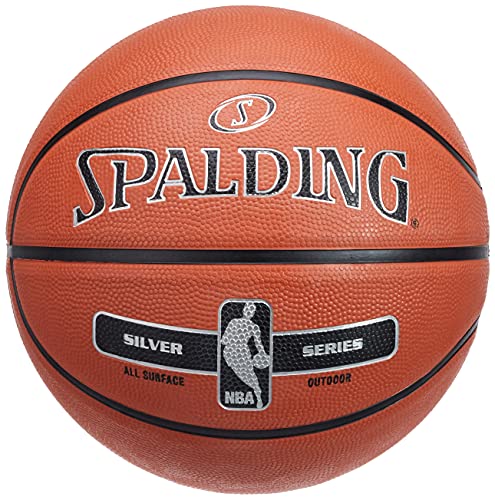 Spalding NBA Silver, ballon de basket d'extérieur taille 7
