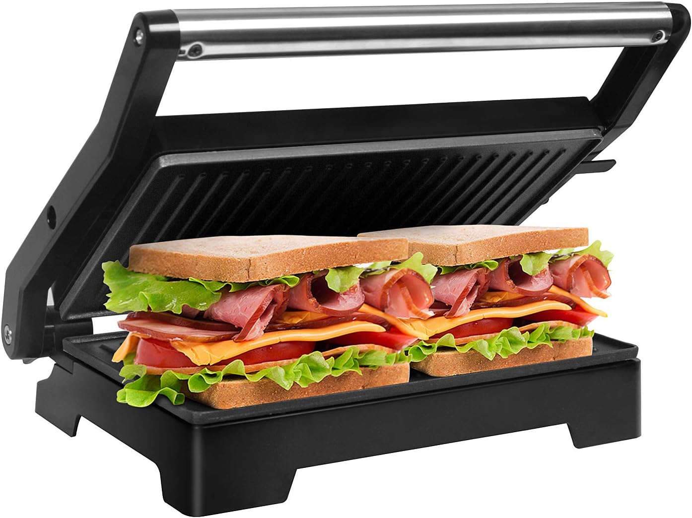 Presse à panini grill électrique