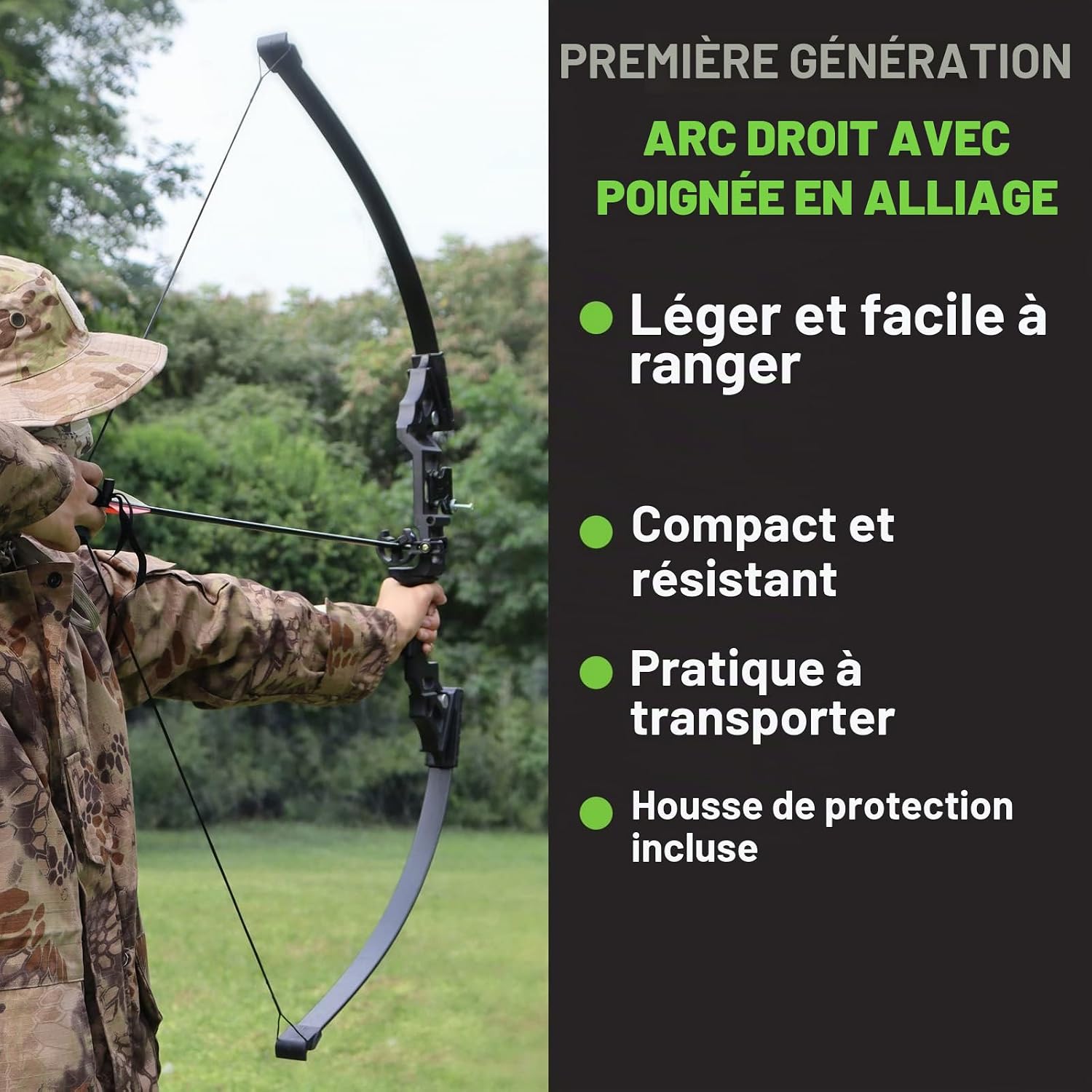 Kit arc classique takedown + flèches
