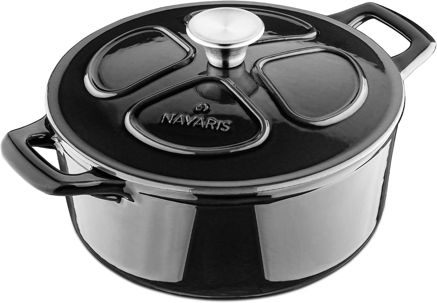 Cocotte en fonte Navaris 3,5 L (24 cm)