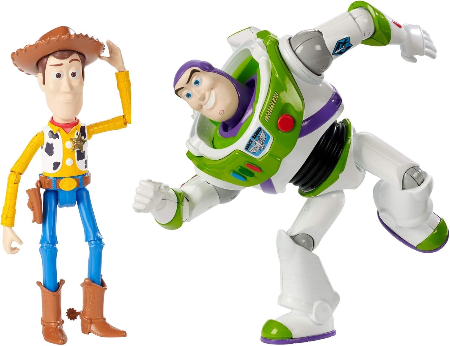 Figurines Buzz l'Éclair et Woody 17 cm
