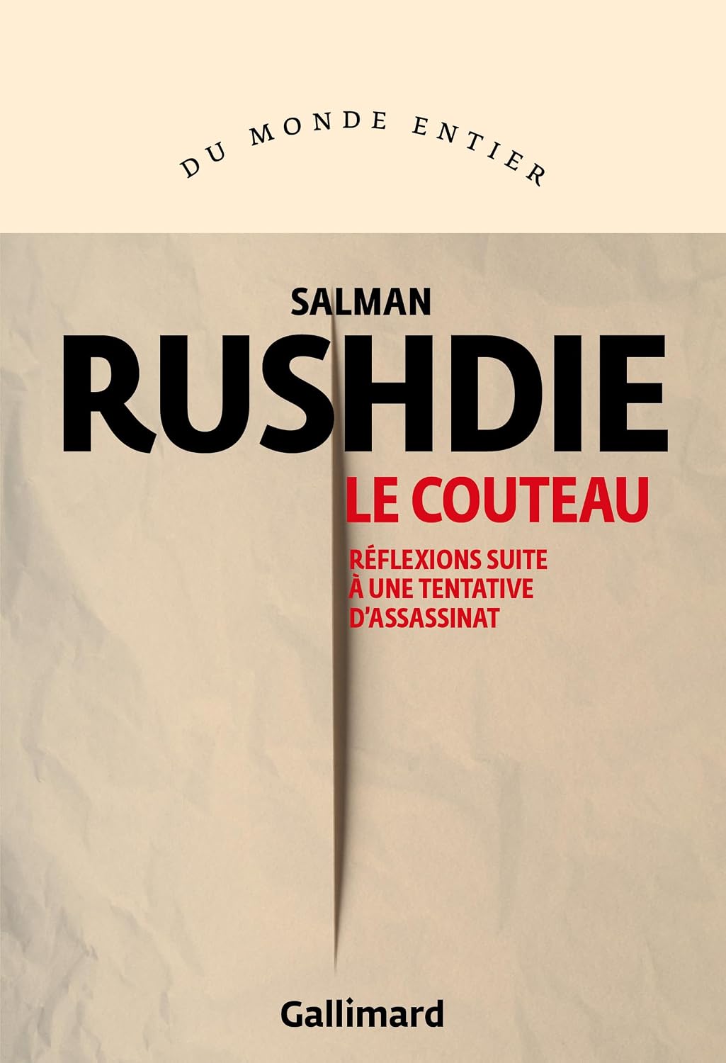 Le Couteau, Salman Rushdie
