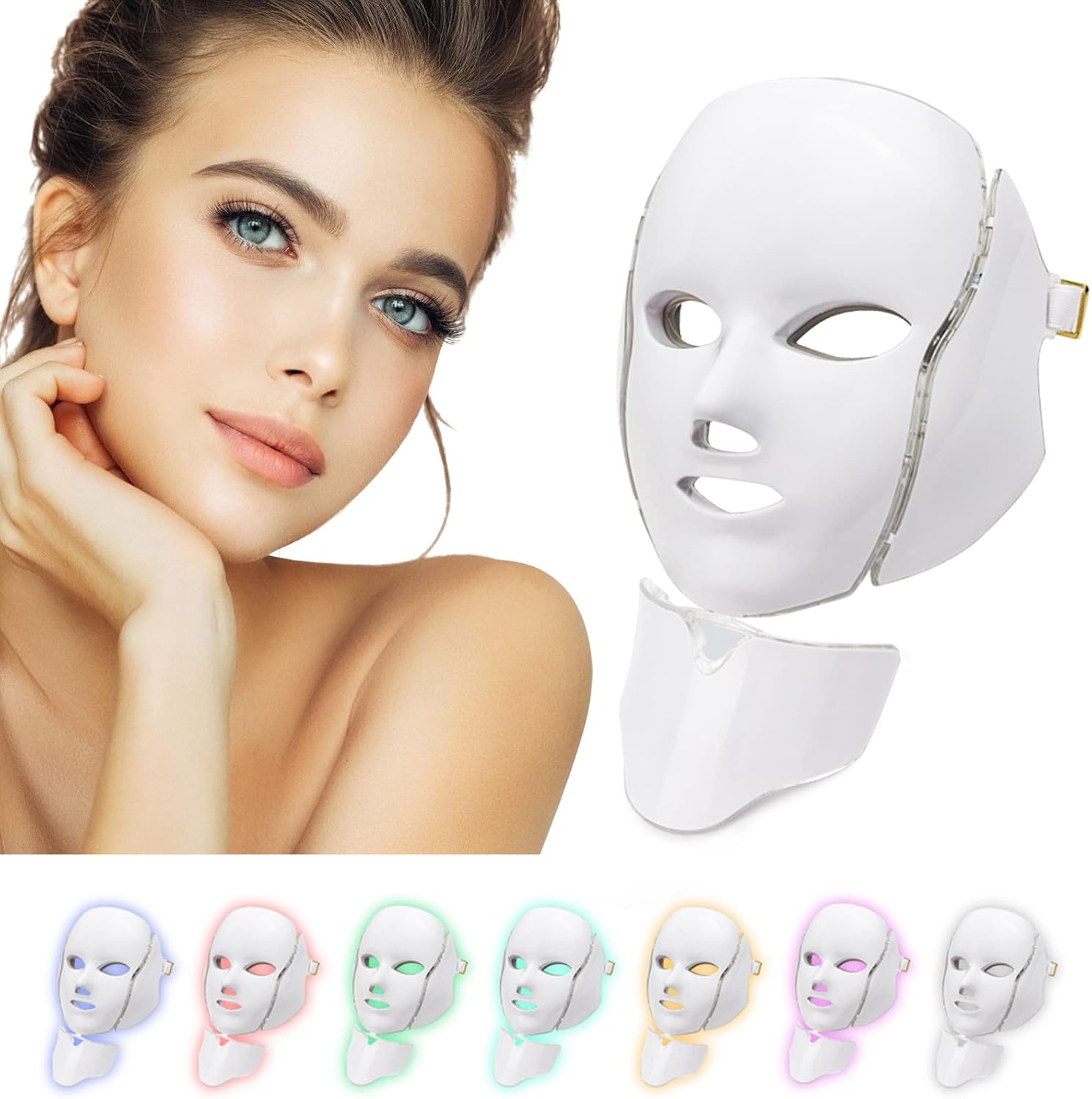 Masque LED visage Deciniee (7 couleurs)