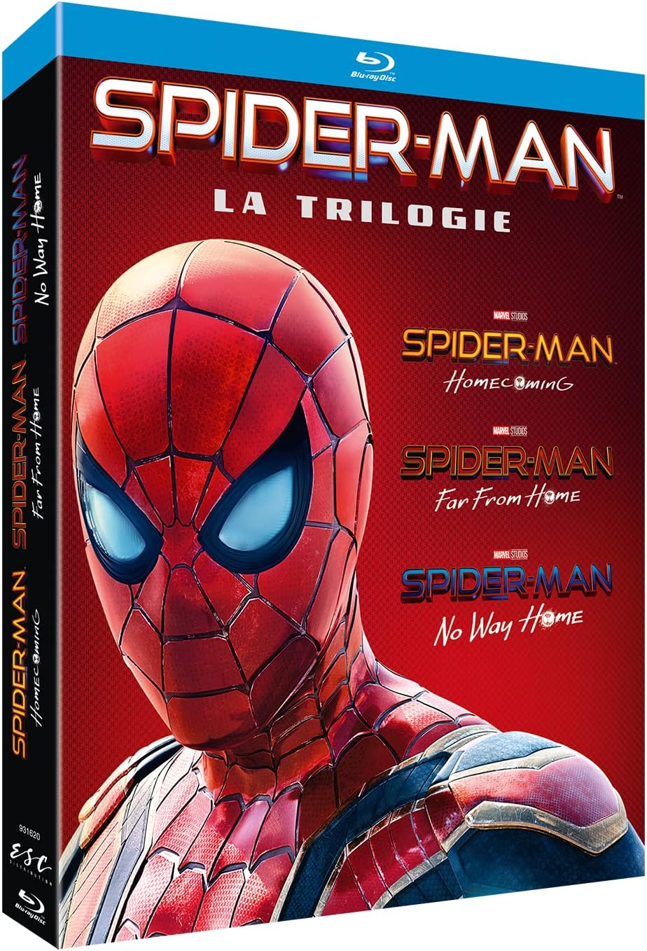 La trilogie Spider-Man de Tom Holland en Blu-ray
