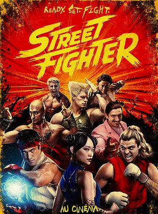 Affiche officielle du film Street Fighter (2026) avec Ryu, Chun-Li, Ken et les combattants du tournoi