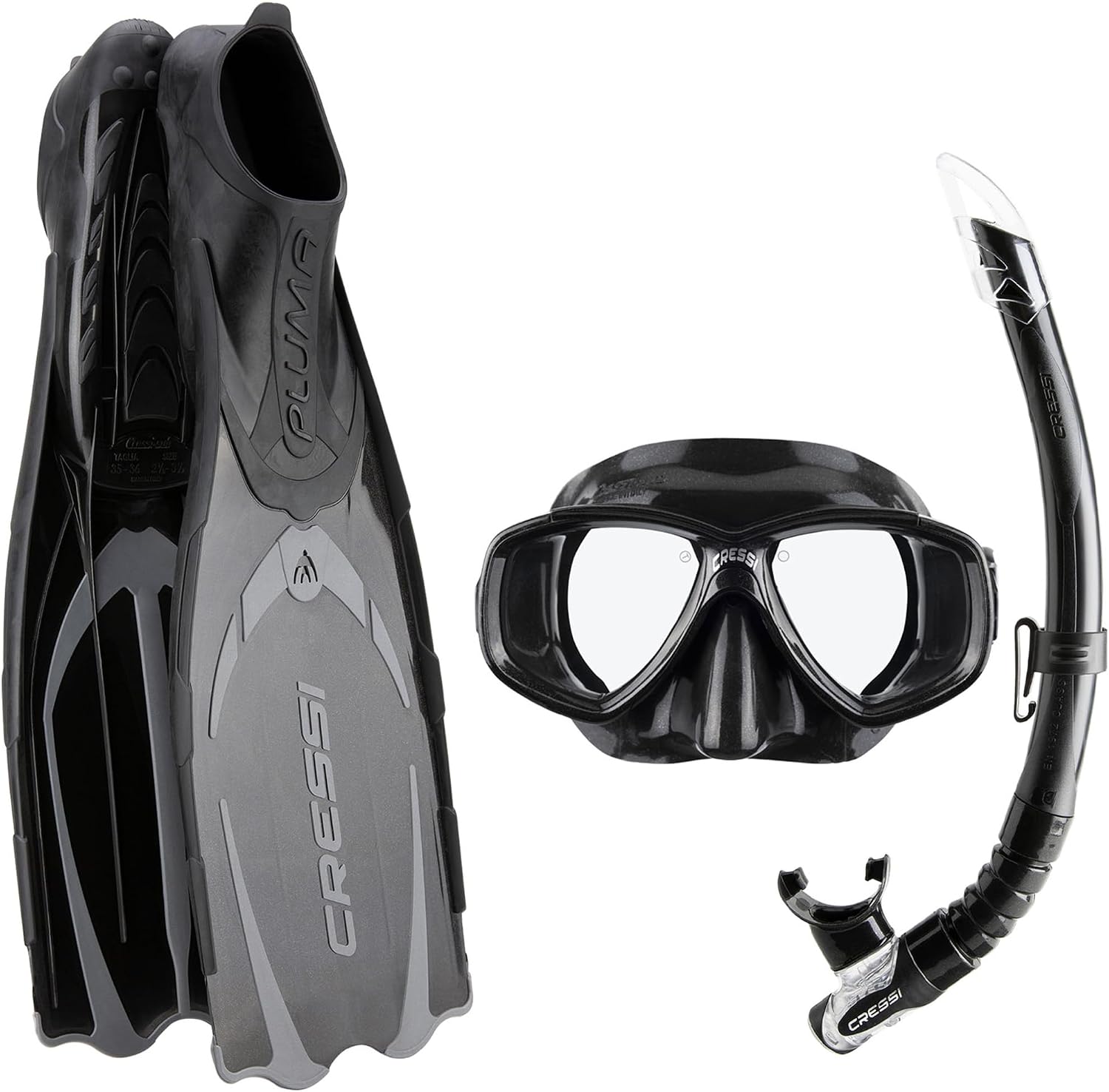 Cressi PALAU, set palmes + masque + tuba