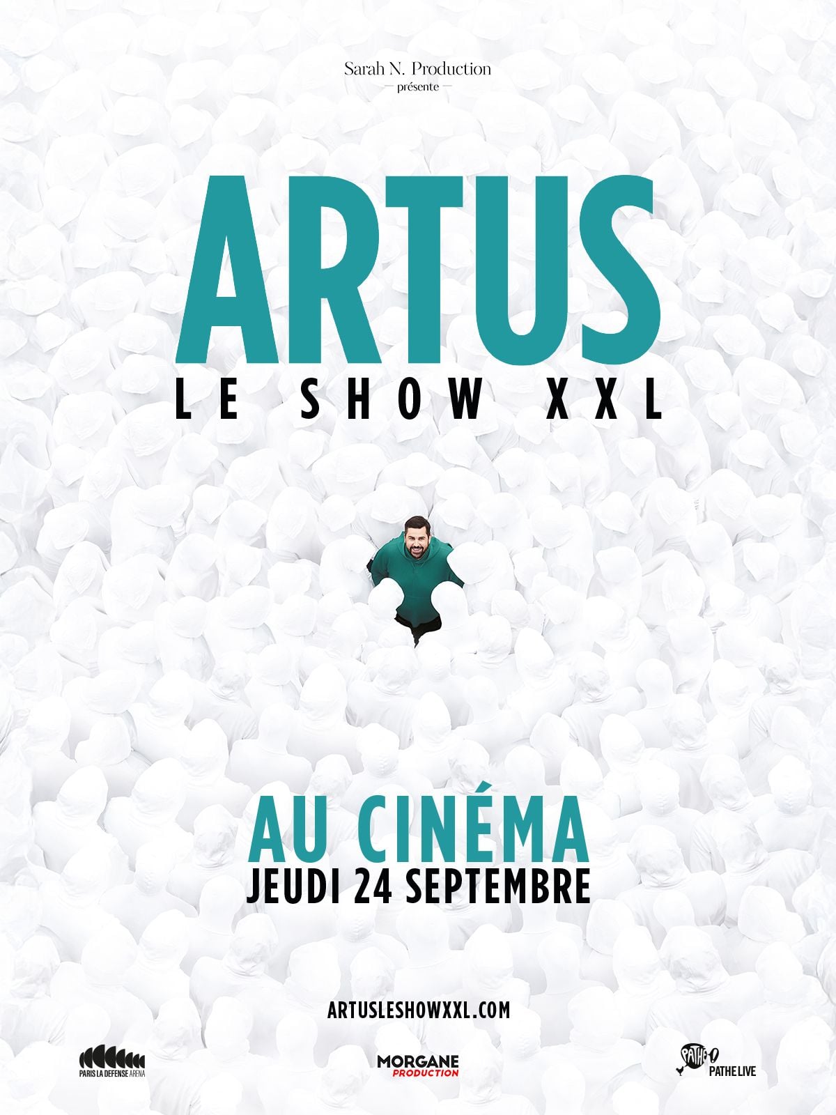 Affiche officielle d'Artus - Le Show XXL au cinéma, jeudi 24 septembre